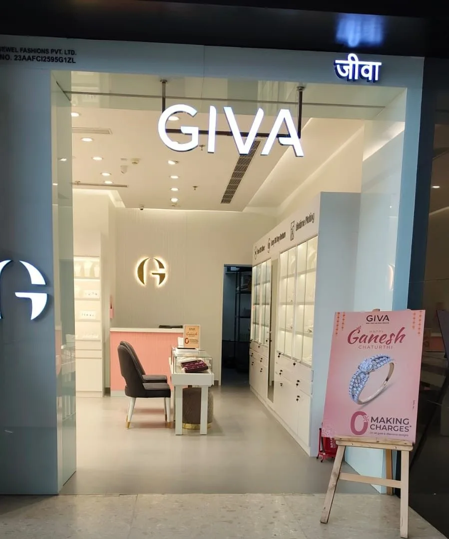 GIVA Silver & Gold Jewellery Store | DB Mall, Bhopal — photo