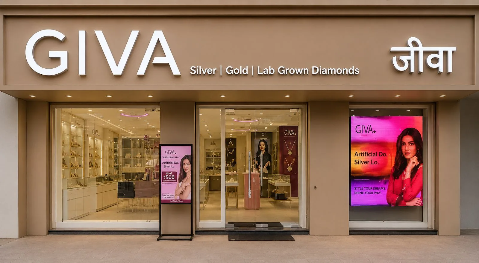GIVA Silver & Gold Jewellery Store | Marris Road, Aligarh — photo