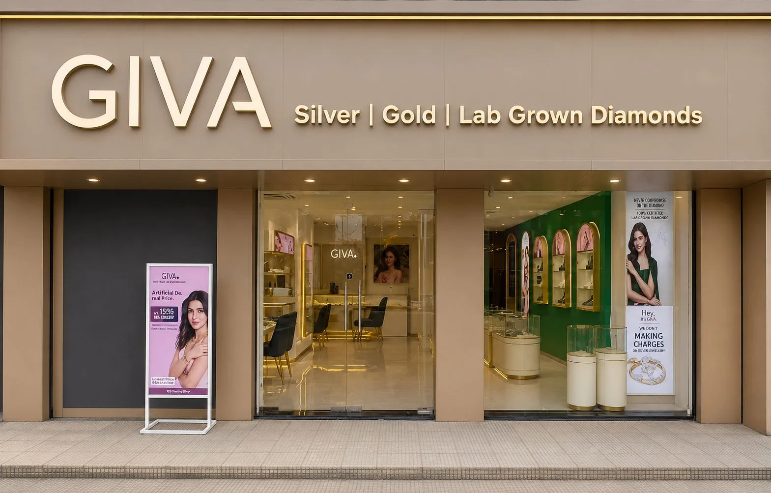 GIVA Silver & Gold Jewellery Store | Red Road , Kurukshetra — photo