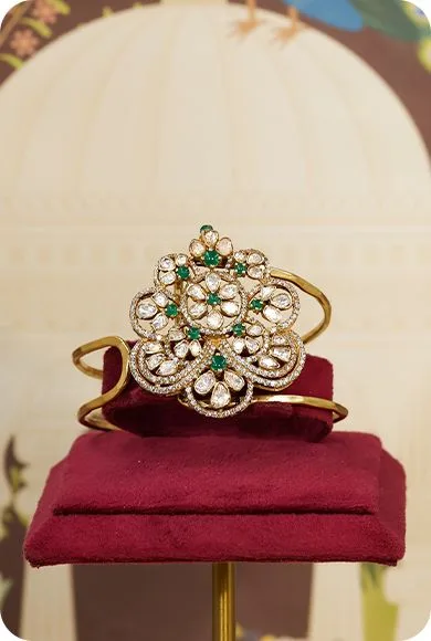 925 Silver Moissanite Kada