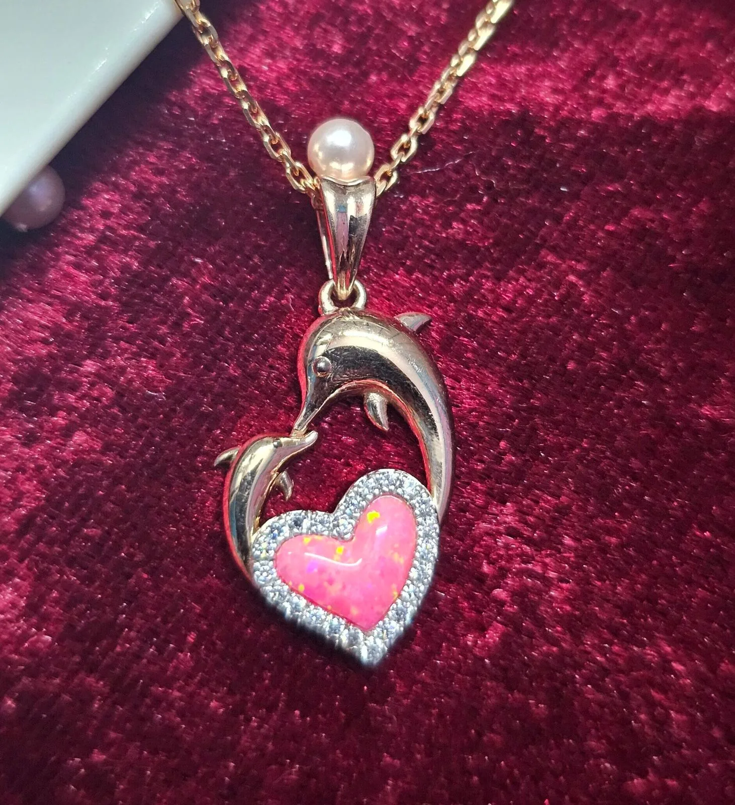 Dolphin Heart Opal P03