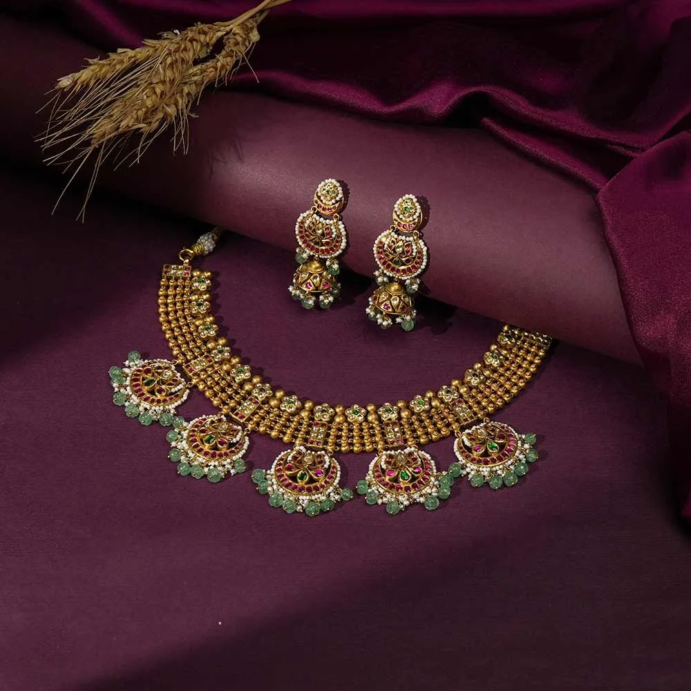 Vritika Antique Necklace Set