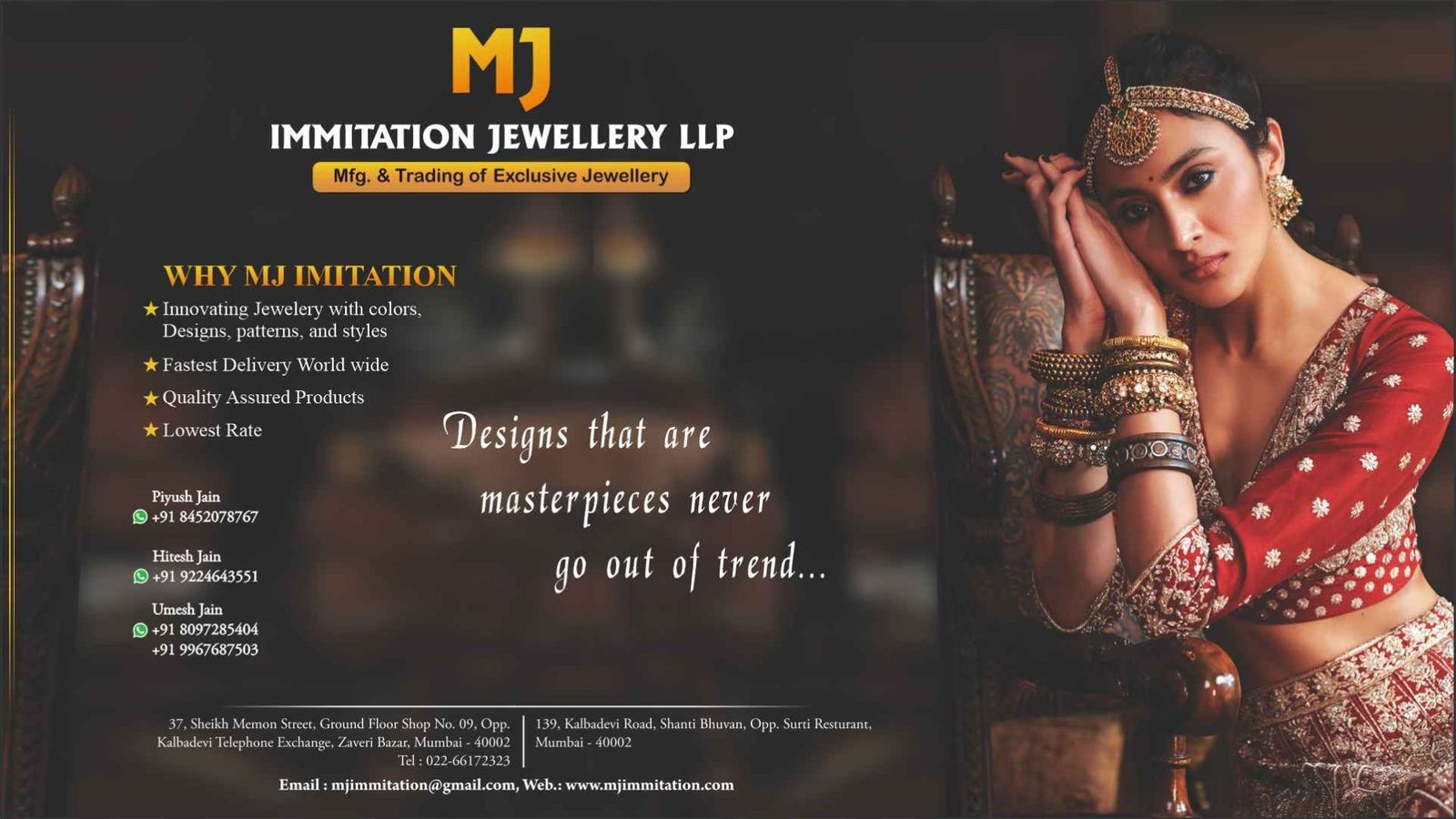 M J Imitation llp Jewellery - Wholesale Immitation Jewellery In Mumbai — photo