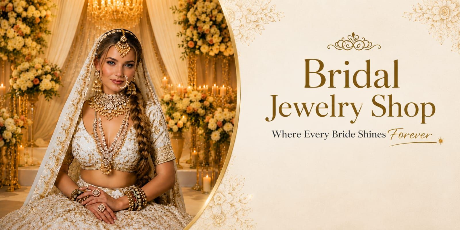 Bridal jewelry shop/lehenga & jewelry on rent — photo