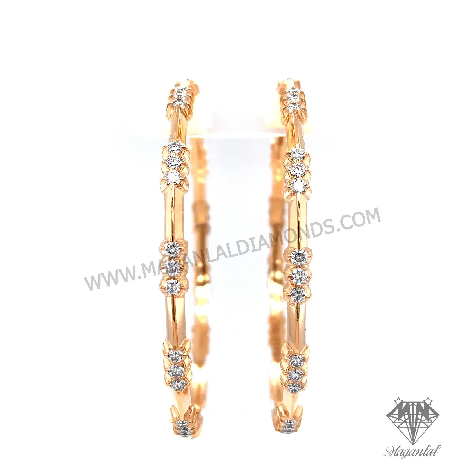 PADMA TRI DIAMOND BANGLES
