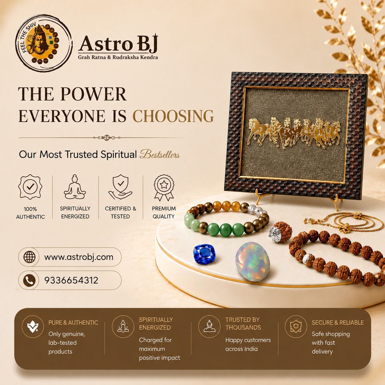 Balaji Jewellers & Grah Ratna Rudraksha Kendra | No.1 Astrologer In Lucknow | Rudraksha Shop | Gemstone Shop | Crystal — photo