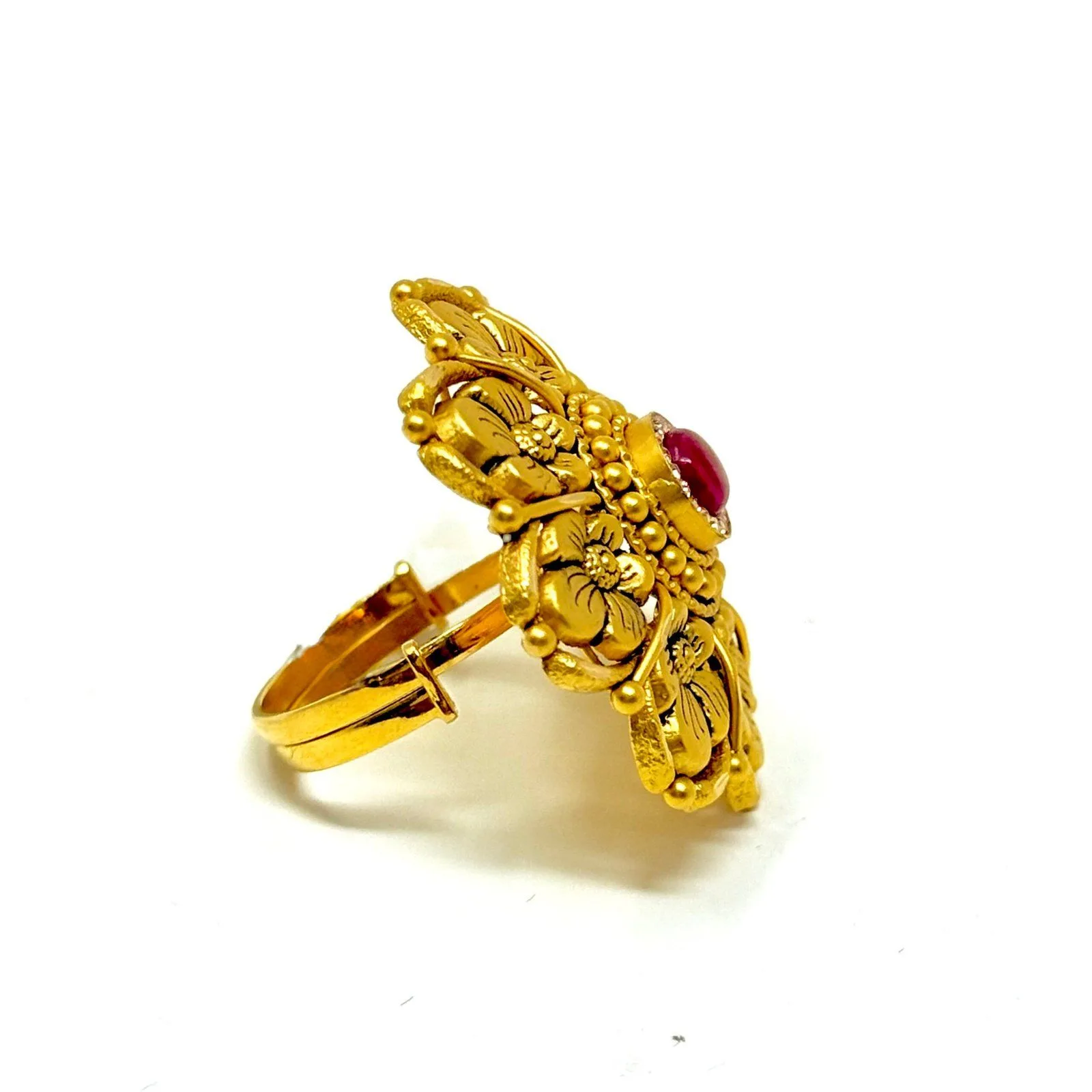 Ruby Mandala Heritage Ring