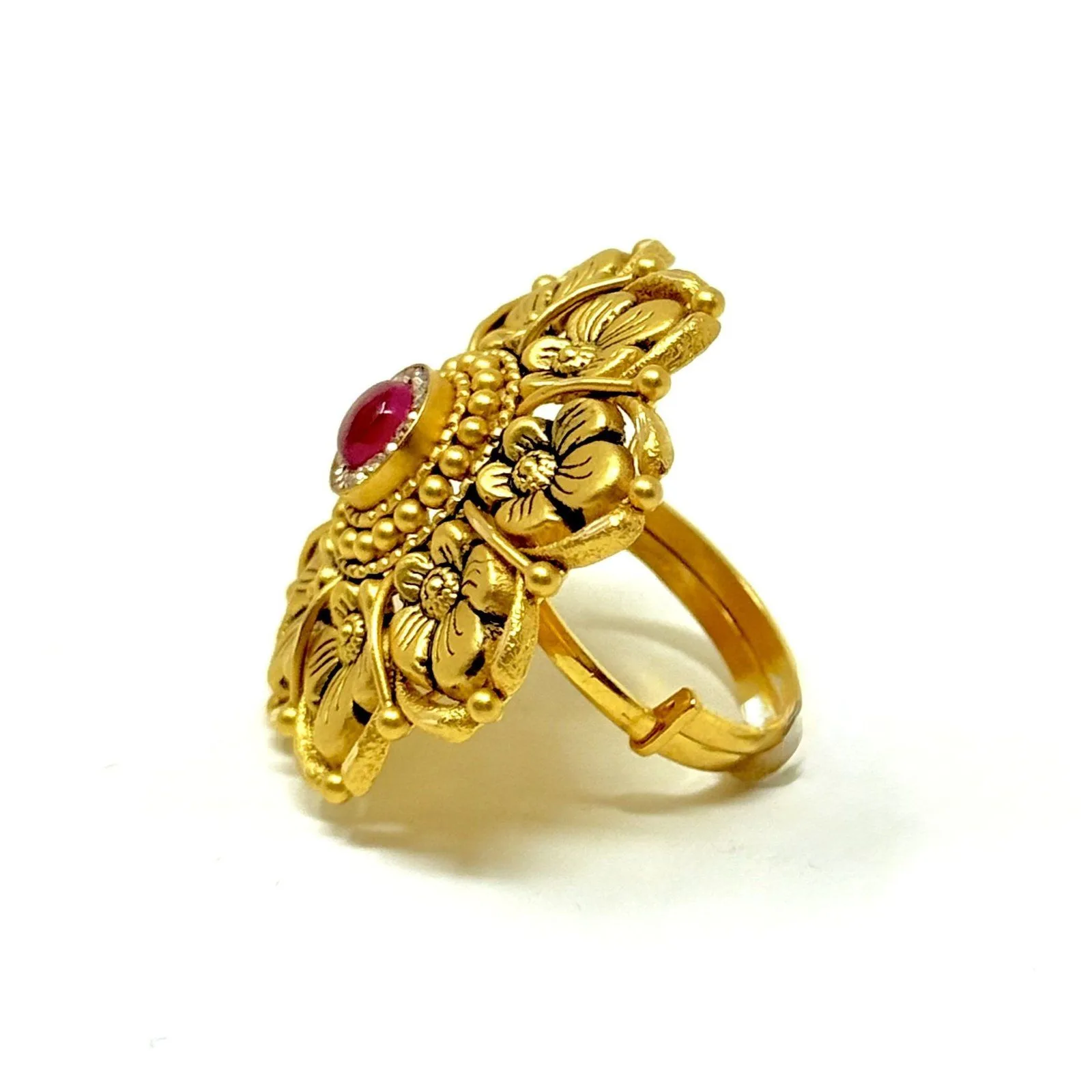 Ruby Mandala Heritage Ring