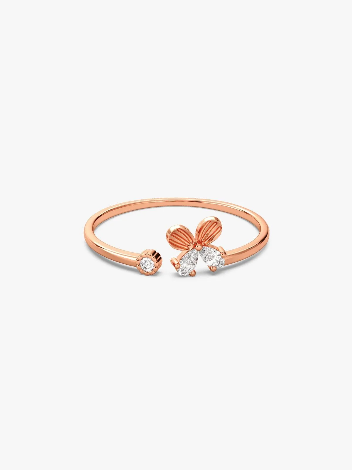 Rose Gold Ethereal Floret Ring