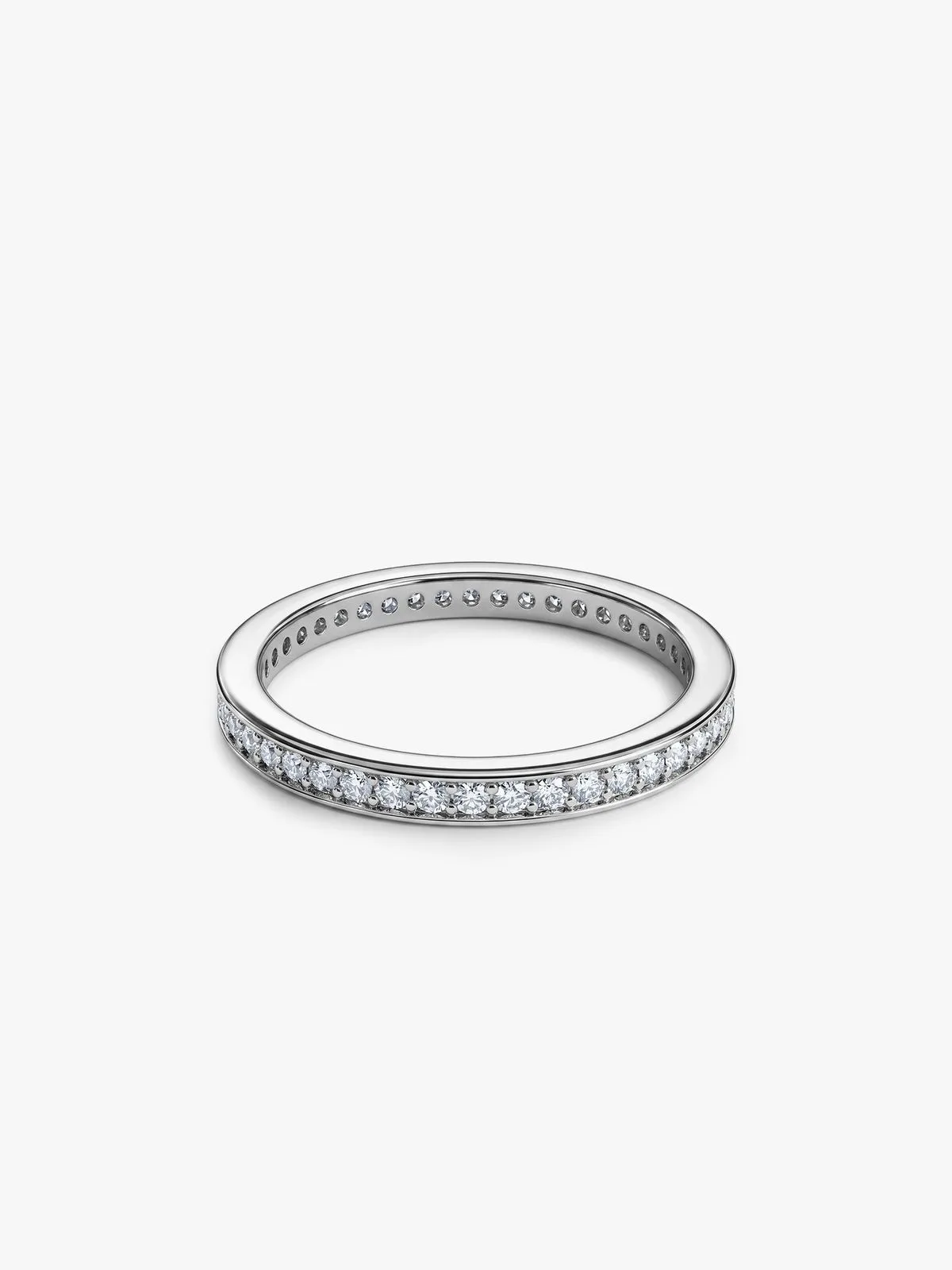 Silver Channel of Love Ring