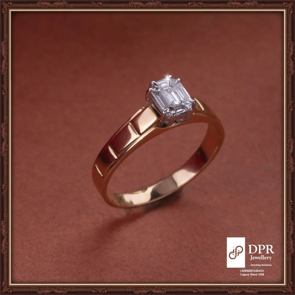 Serendipity Emerald Solitare Engagement Proposal Diamond Ring