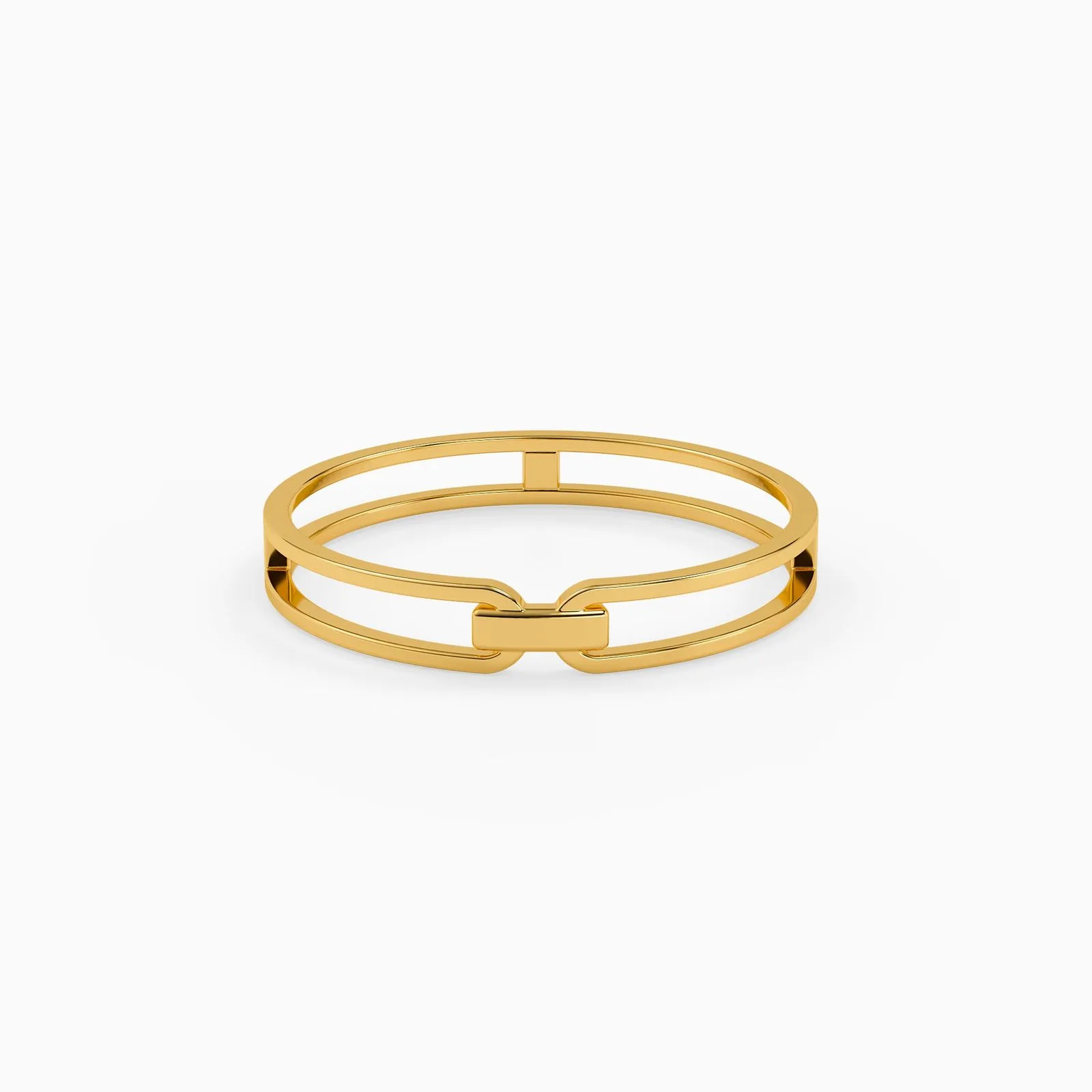 Golden Effortless Grace Ring (Size 12)