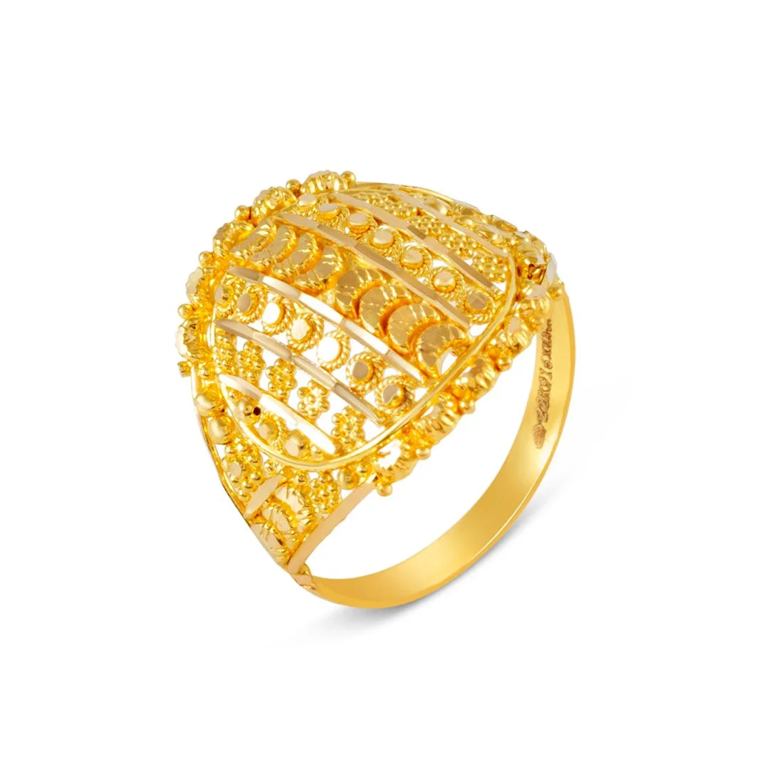 22K Gold Ladies Ring (Size 12) – LR-4737
