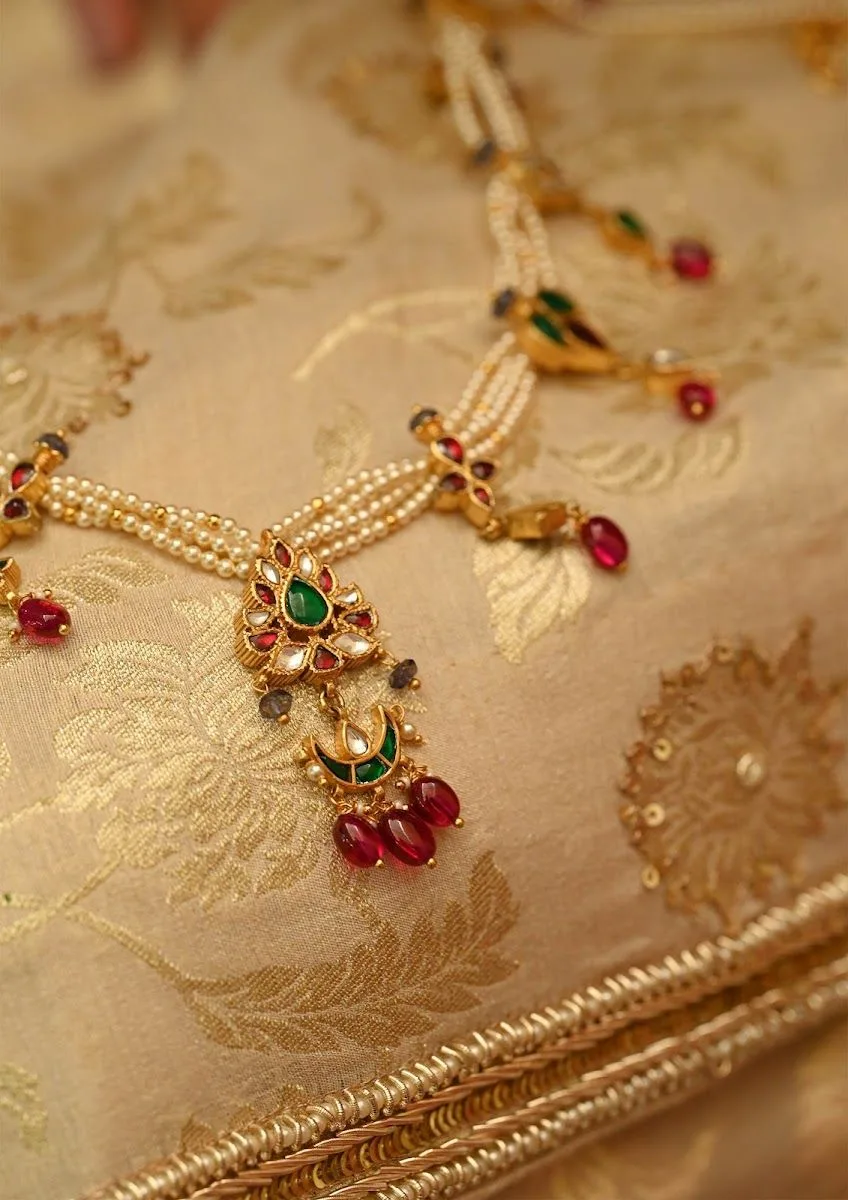 Vamika Silver Jadau