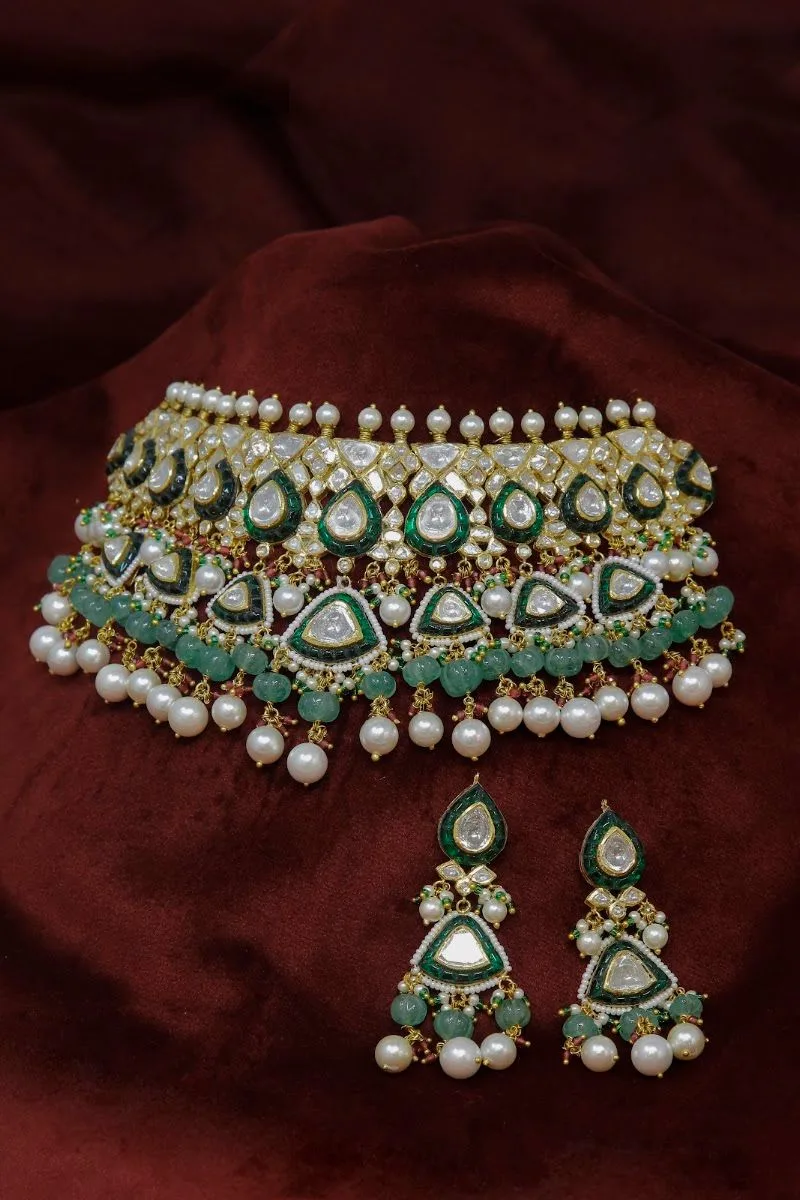 Khandaka Diamond Kundan Meena Jewels