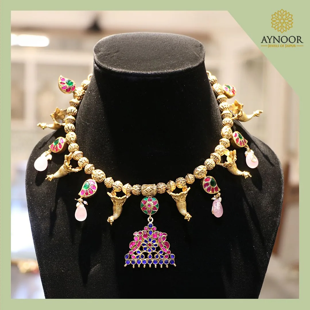 Aynoor Jaipur | Handcrafted Silver Polki Jewellery