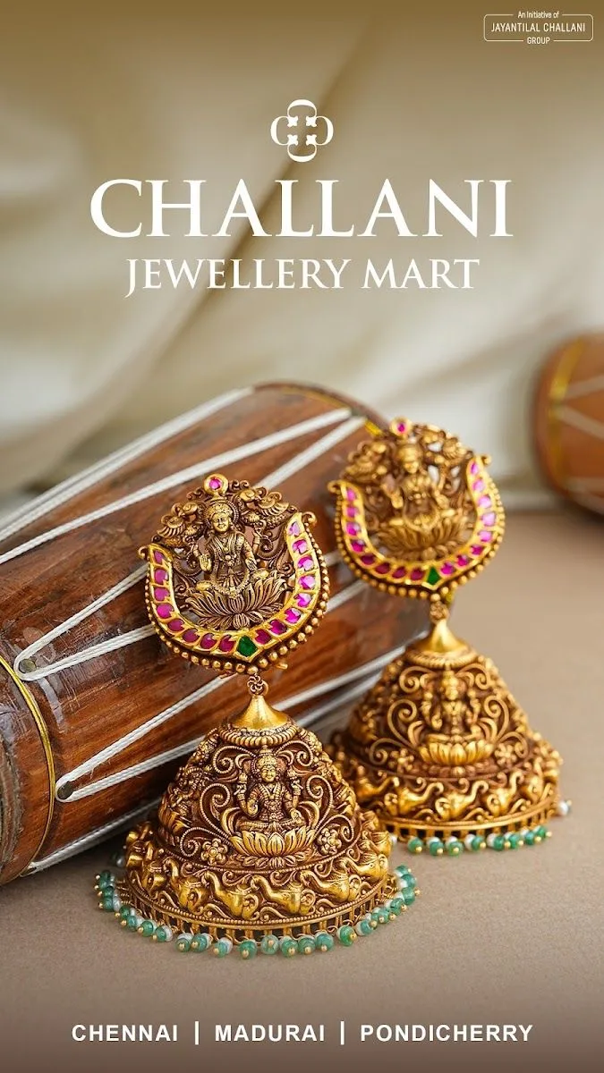 Challani Jewellery Mart - Madurai | Shop Diamond, Jadau Polki, Antique, Temple &amp; Kempu Jewellery