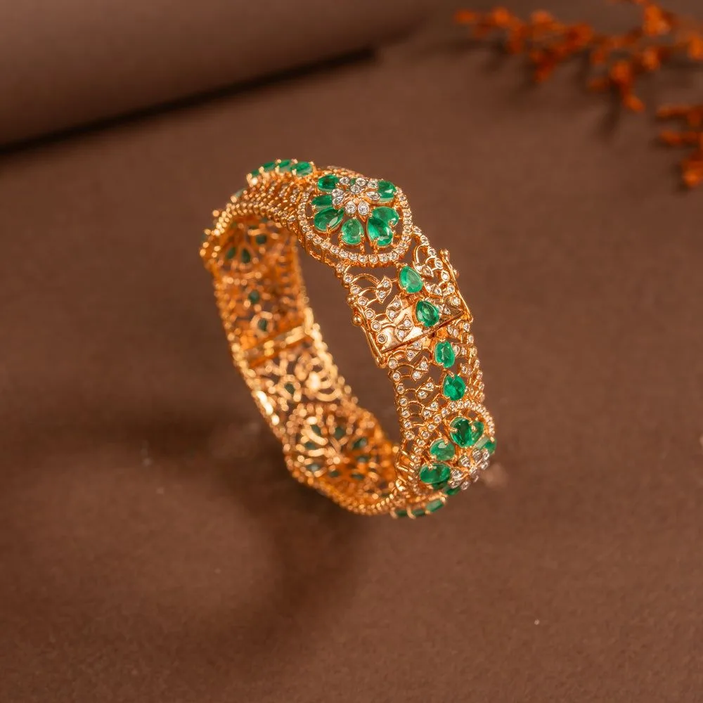 Rosegold Cubic Zirconia Bangle