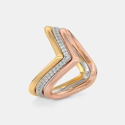 The Numa Chevron Ring