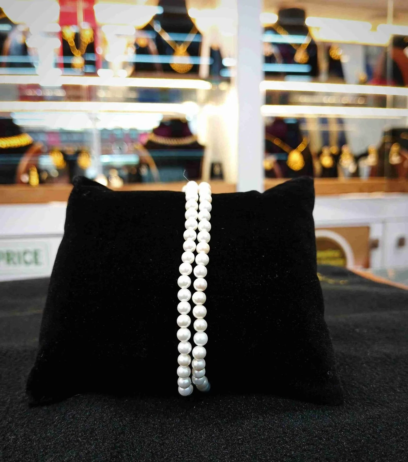Pearls Bracelet Double Line