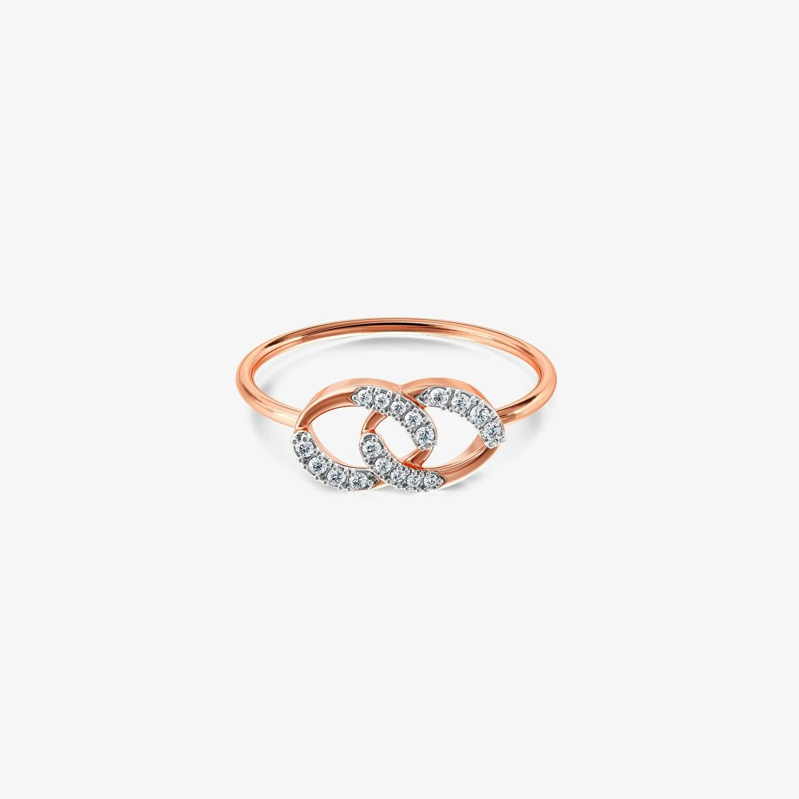 Rose Gold Sparkelle Lab Grown Diamond Ring (Size 12)