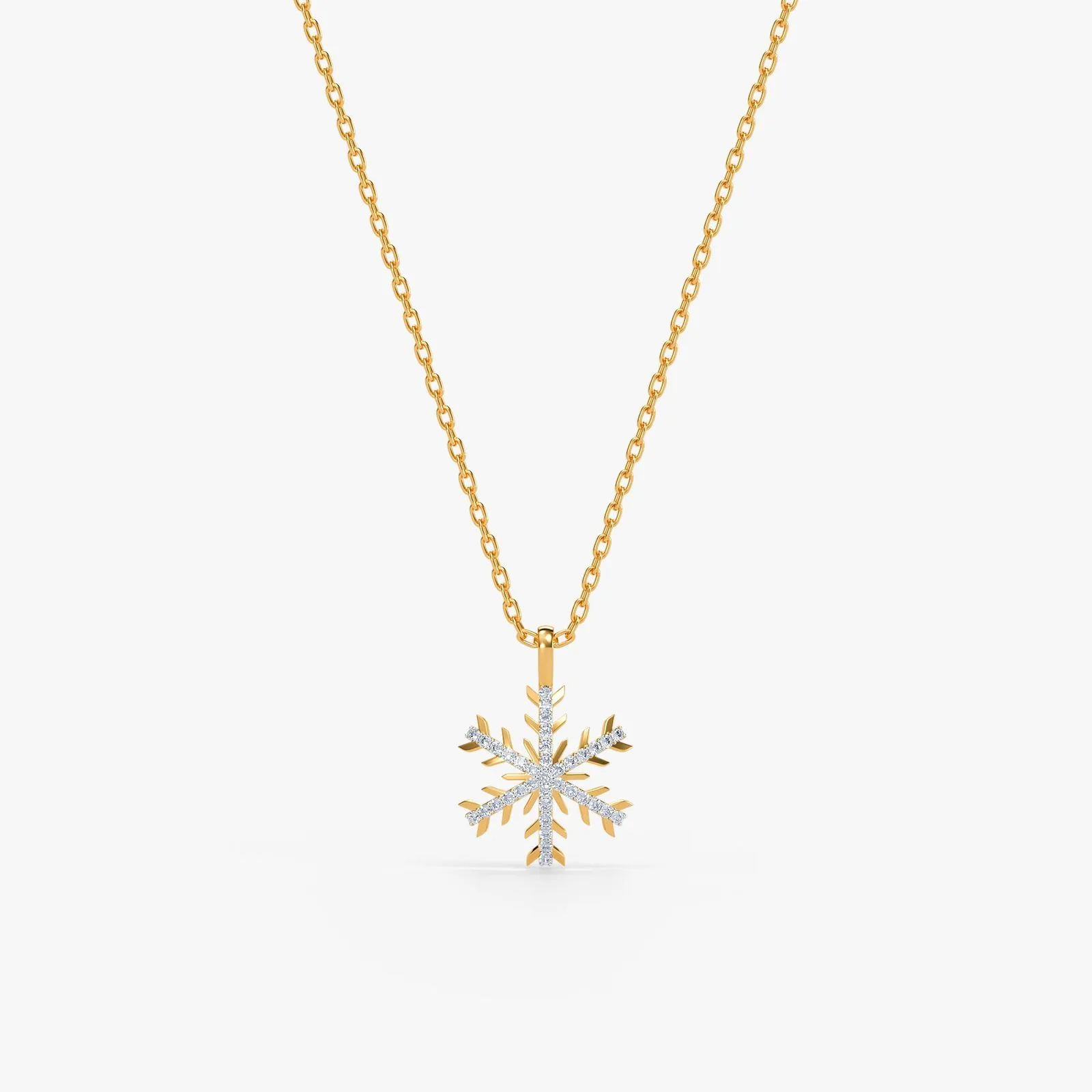 Gold Winter Radiance Lab Grown Diamond Pendant