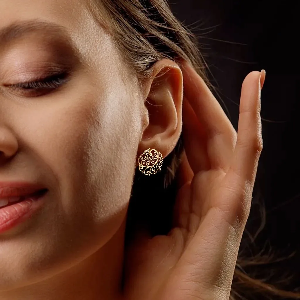 The Peacock Vivacity Stud Earrings